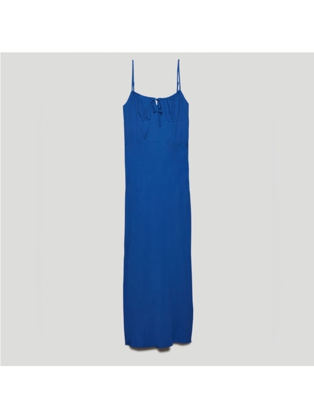 Aritzia Wilfred Bellow Maxi Dress in blue size 6